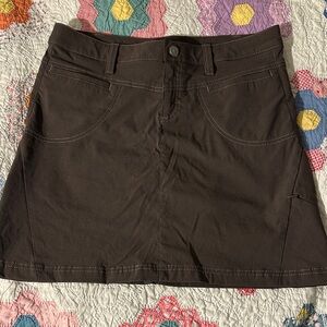 Athleta Chocolate Brown SKORT